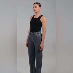 Ética Tyler Vintage Straight Leg Denim Jeans In Icicle Sz 27